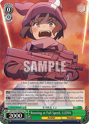 Running at Full Speed, LLENN (HU) (GGO/SE50-E06H HU) - SAO Alternative–Gun Gale Online–2 Premium Booster