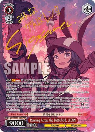 Running Across the Battlefield, LLENN (SP) (GGO/SE50-E20SP SP) - SAO Alternative–Gun Gale Online–2 Premium Booster