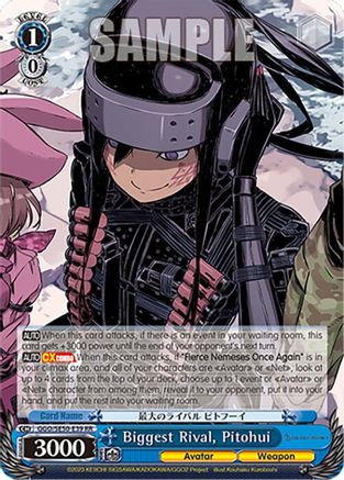 Biggest Rival, Pitohui (GGO/SE50-E39 RR) - SAO Alternative–Gun Gale Online–2 Premium Booster