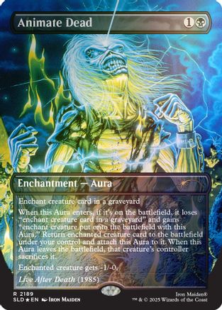 Animate Dead (Rainbow Foil) (SLD-2189) - Secret Lair Drop Series Foil