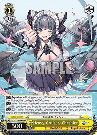 Heavy Cruiser, Cheshire (AZL/S119-E002 RR) - Azur Lane Vol. 2
