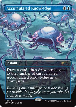 Accumulated Knowledge (SLD-2140) - Secret Lair Drop Series Foil
