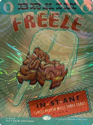 Brain Freeze (Halo Foil) (SLC-029) - Secret Lair Countdown Kit Foil