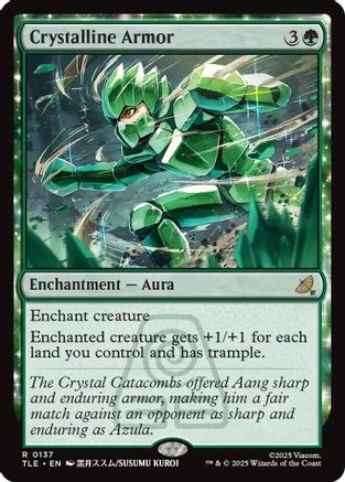Crystalline Armor (TLE-137) - Avatar: The Last Airbender: Eternal-Legal Foil