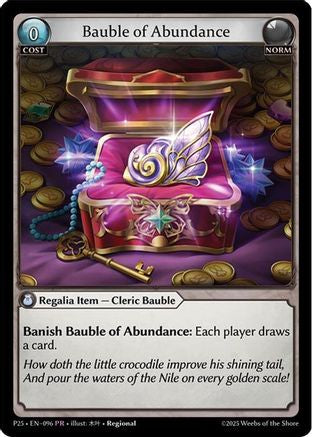 Bauble of Abundance (096) (096) - Promotional Cards