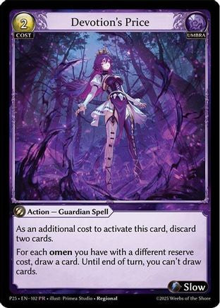 Devotion's Price (102) - Promotional Cards Foil