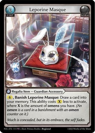 Leporine Masque (111) - Promotional Cards Foil