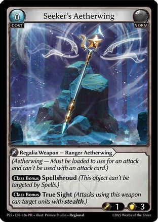 Seeker's Aetherwing (126) - Promotional Cards Foil