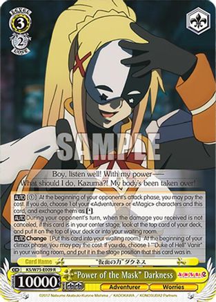 "Power of the Mask" Darkness (KS/W75-E009) - KONOSUBA -God’s blessing on this wonderful world! Re:Edit