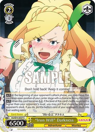 "Iron Will" Darkness (KS/W75-E027) - KONOSUBA -God’s blessing on this wonderful world! Re:Edit