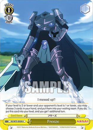 Freeze (KS/W75-E028) - KONOSUBA -God’s blessing on this wonderful world! Re:Edit