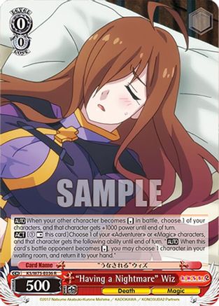 "Having a Nightmare" Wiz (KS/W75-E036) - KONOSUBA -God’s blessing on this wonderful world! Re:Edit