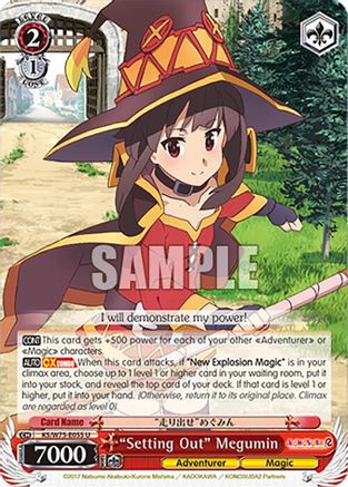 "Setting Out" Megumin (KS/W75-E055) - KONOSUBA -God’s blessing on this wonderful world! Re:Edit