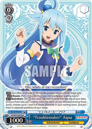 "Troublemaker" Aqua (KS/W75-E074) - KONOSUBA -God’s blessing on this wonderful world! Re:Edit