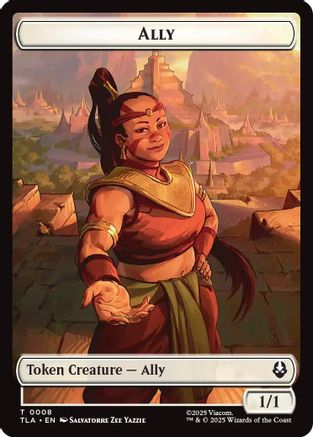 Ally (0008) // Clue (0016) Double-Sided Token (TLA-8 // 16) - Avatar: The Last Airbender