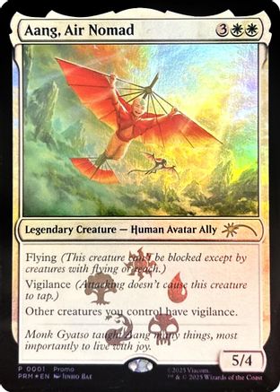 Aang, Air Nomad (MEDIA-001) - Media Promos Foil