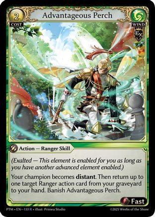 Advantageous Perch (133) - Phantom Monarchs Foil