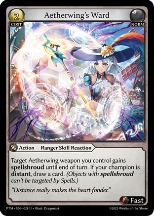 Aetherwing's Ward (028) - Phantom Monarchs Foil