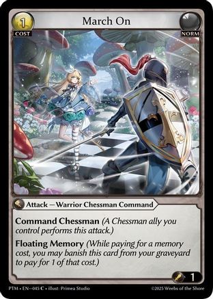 March On (045) - Phantom Monarchs Foil