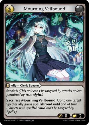 Mourning Veilbound (051) - Phantom Monarchs Foil