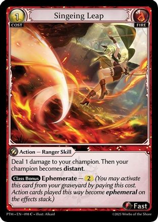 Singeing Leap (098) - Phantom Monarchs Foil
