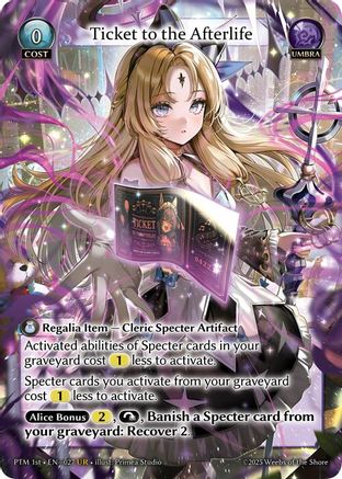 Ticket to the Afterlife (027) - Phantom Monarchs Foil