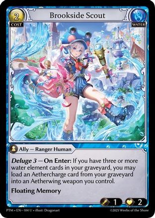 Brookside Scout (Curio Foil) (104) - Phantom Monarchs Foil