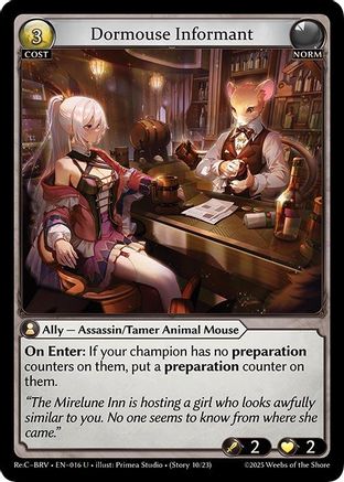 Dormouse Informant (016) - Merlin Re Collection Brilliant Vestige