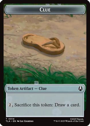 Clue (0014) // Copy (0002) Double-Sided Token (TLA-14 // 2) - Avatar: The Last Airbender