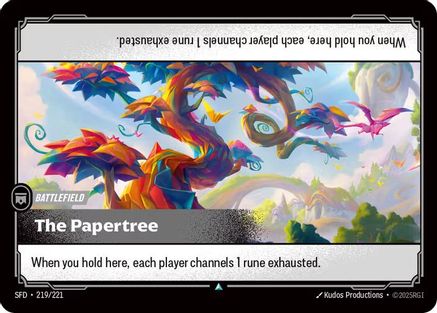 The Papertree (219/221) - Spiritforged Foil