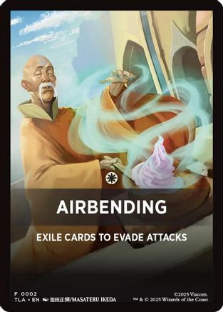Airbending Theme Card (TLA-002) - Avatar: The Last Airbender