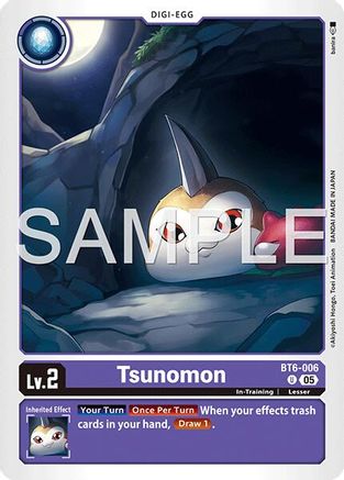 Tsunomon (Reprint) (BT6-006) - Advanced Booster Digimon Generation Foil