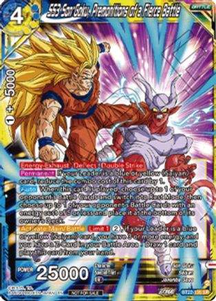 SS3 Son Goku, Premonitions of a Fierce Battle (Championship 2025 Finals Pack) (BT22-135) - Tournament Promotion Cards