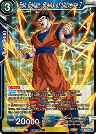 Son Gohan, Brains of Universe 7 (Championship 2025 Finals Pack) (P-608) - Tournament Promotion Cards