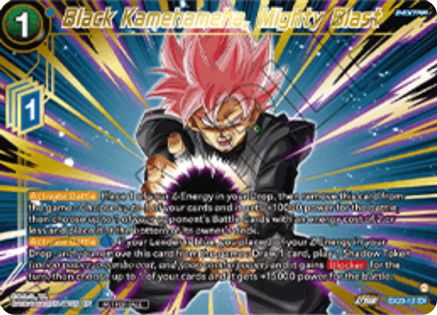 Black Kamehameha, Mighty Blast (Championship 2025 Finals Premium Pack) (EX23-12) - Tournament Promotion Cards Foil