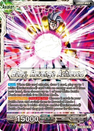 Baby // Baby, Revenge Achieved (BT29-106) - Fearsome Rivals Foil