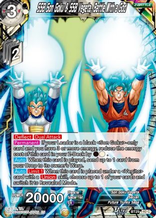 SSB Son Goku & SSB Vegeta, Battle With a God (BT29-140) - Fearsome Rivals