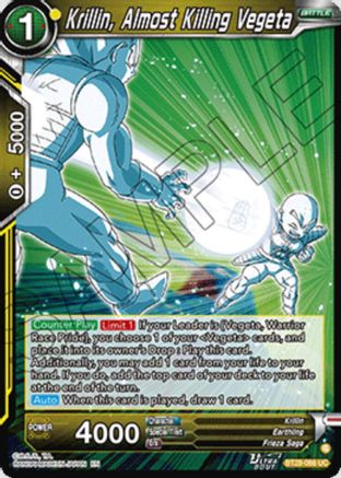 Krillin, Almost Killing Vegeta (BT29-066) - Fearsome Rivals