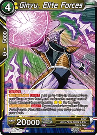 Ginyu, Elite Forces (BT29-070) - Fearsome Rivals Foil