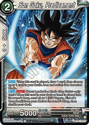 Son Goku, Predicament (BT29-109) - Fearsome Rivals Foil