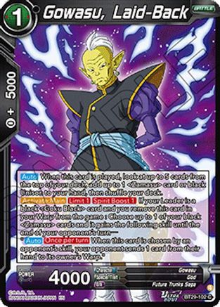 Gowasu, Laid-Back (BT29-102) - Fearsome Rivals