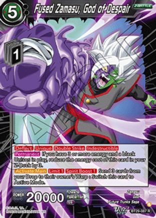 Fused Zamasu, God of Despair (BT29-087) - Fearsome Rivals
