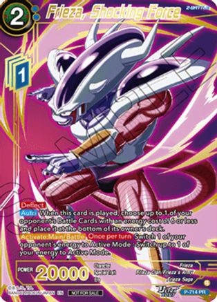 Frieza, Shocking Force (Gold Stamped) (P-714) - Promotion Cards Foil