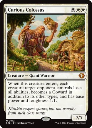 Curious Colossus (ECL-012) - Lorwyn Eclipsed