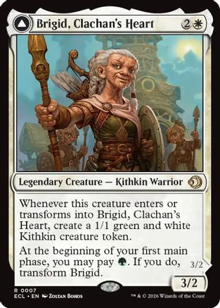 Brigid, Clachan's Heart (ECL-007) - Lorwyn Eclipsed
