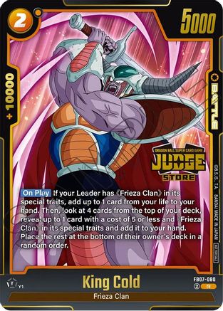 King Cold (Judge Pack (Store Judge) 05) (FB07-080) - Tournament and Championship Promos Holofoil