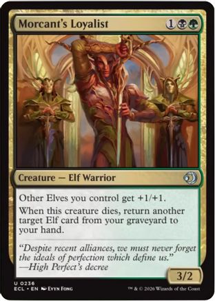 Morcant's Loyalist (ECL-236) - Lorwyn Eclipsed Foil