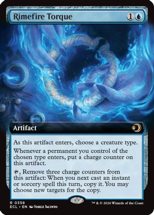 Rimefire Torque (Extended Art) (ECL-358) - Lorwyn Eclipsed Foil