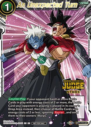 An Unexpected Turn (Judge Pack Vol.18) (Store) (BT7-110) - Judge Promotion Cards Foil