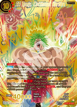 SS Broly, Cutthroat Warfare (GDR) (BT29-149) - Fearsome Rivals Foil